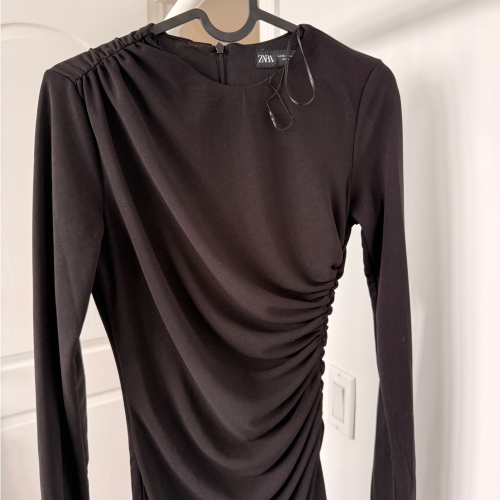 Zara Elegant Black Dress